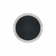BORDER ATELIER CHARCOAL BLUE ROUND AREA RUG BORDER ATELIER CHARCOAL BLUE ROUND AREA RUG