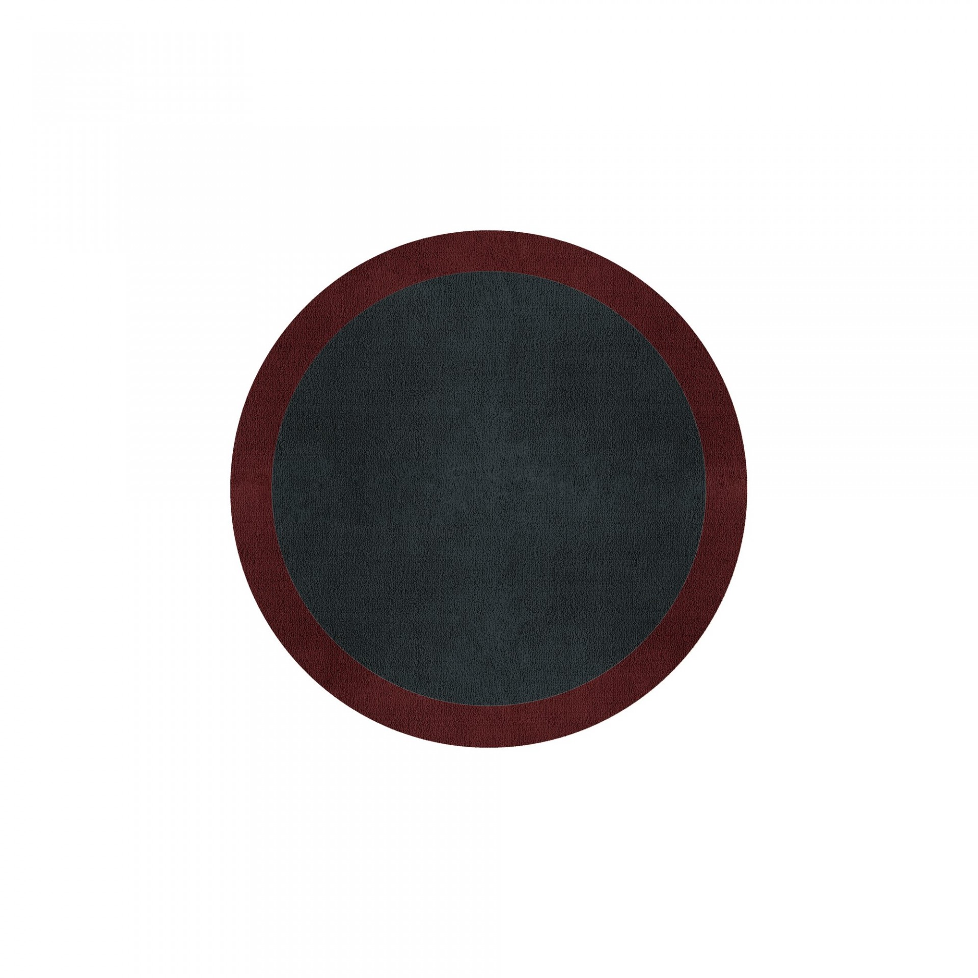 BORDER ATELIER CHARCOAL BLUE TAPETE REDONDO
