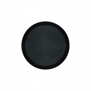 BORDER ATELIER CHARCOAL BLUE ROUND AREA RUG