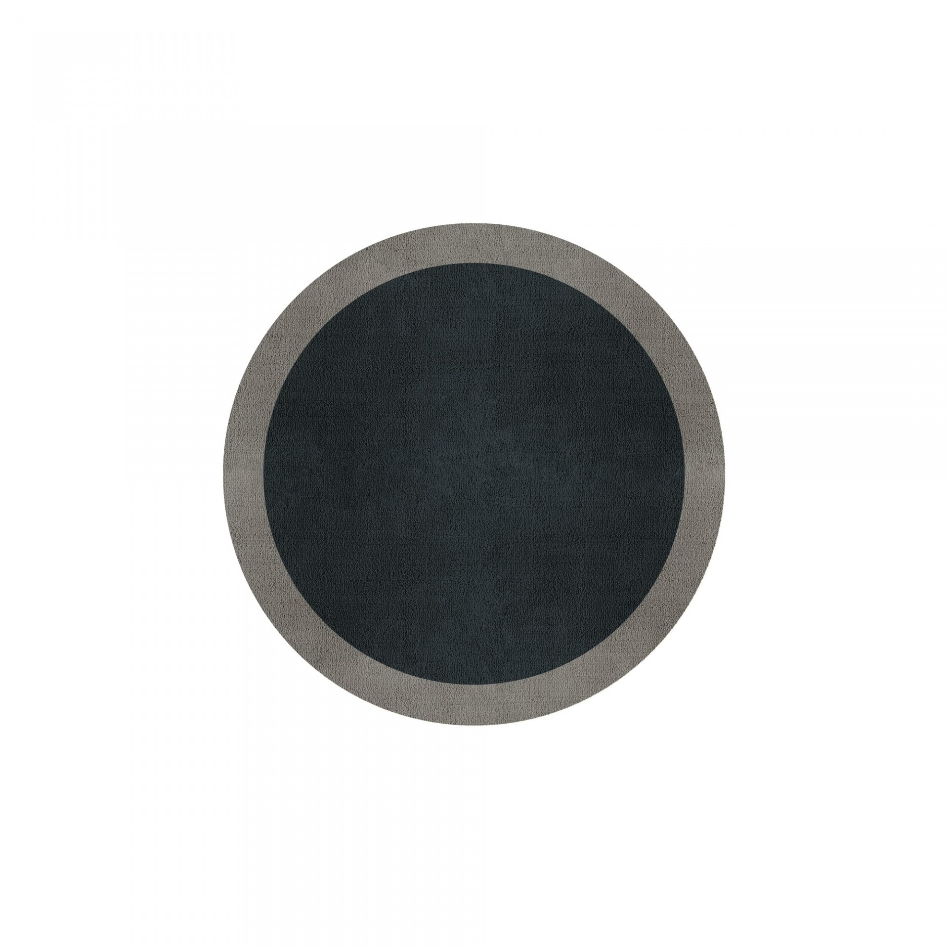 BORDER ATELIER CHARCOAL BLUE ALFOMBRA REDONDA