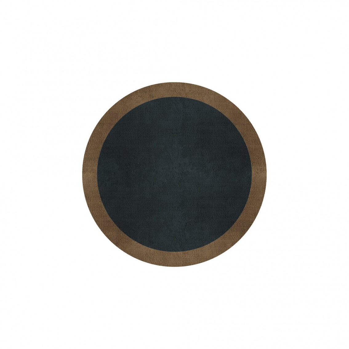 BORDER ATELIER CHARCOAL BLUE ROUND AREA RUG BORDER ATELIER CHARCOAL BLUE ROUND AREA RUG