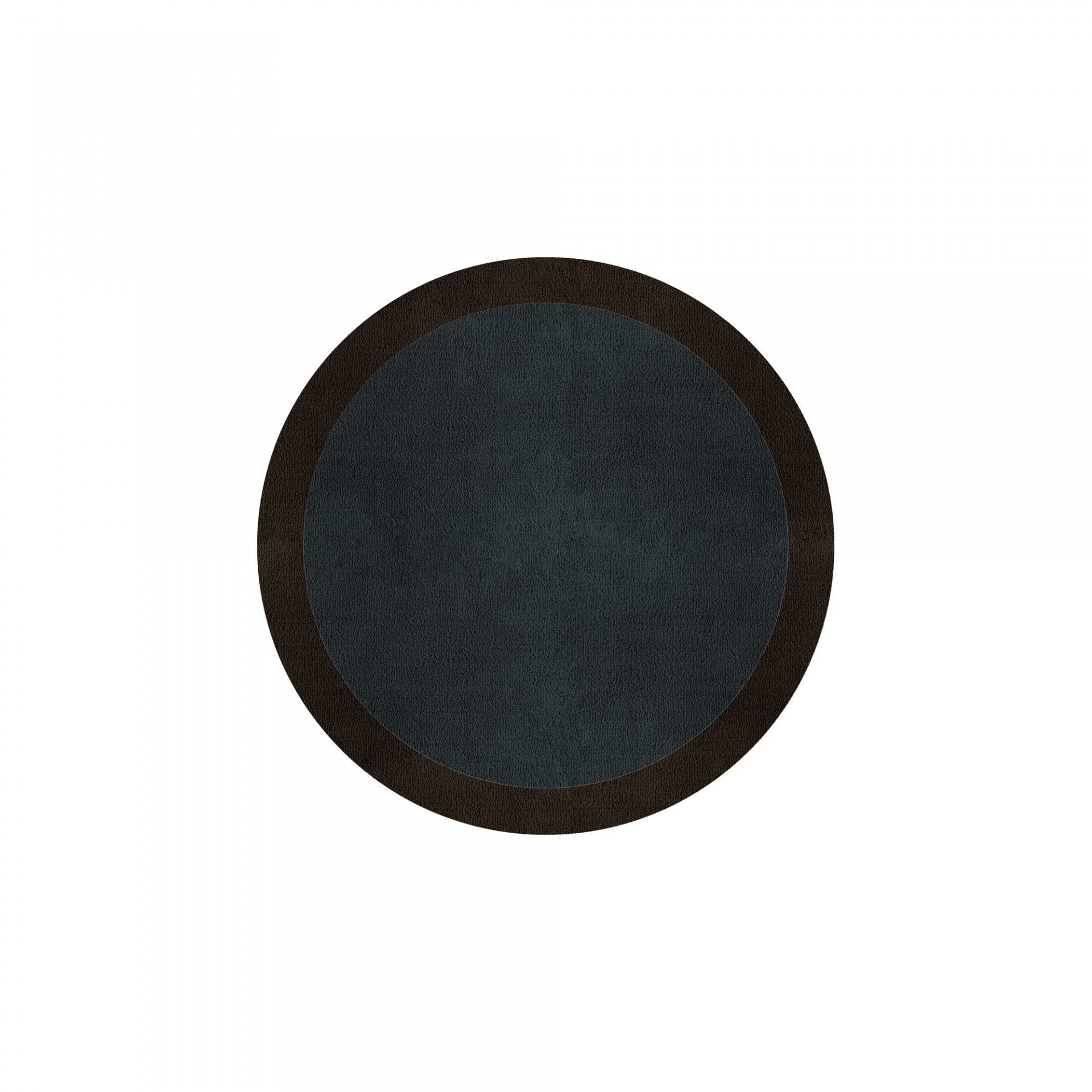 BORDER ATELIER CHARCOAL BLUE TAPETE REDONDO