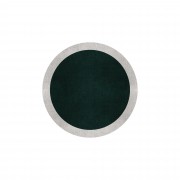 BORDER ATELIER HUNTER GREEN ROUND AREA RUG