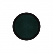BORDER ATELIER HUNTER GREEN ROUND AREA RUG BORDER ATELIER HUNTER GREEN ROUND AREA RUG