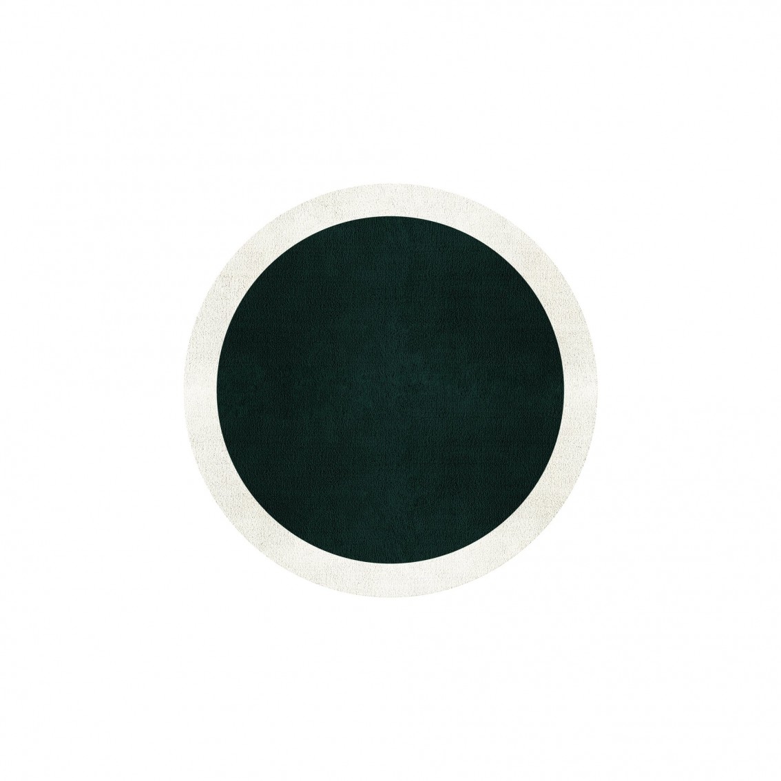 BORDER ATELIER HUNTER GREEN ROUND AREA RUG BORDER ATELIER HUNTER GREEN ROUND AREA RUG