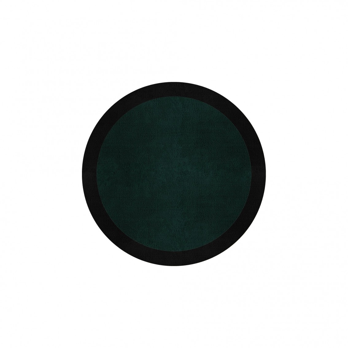 BORDER ATELIER HUNTER GREEN ROUND AREA RUG BORDER ATELIER HUNTER GREEN ROUND AREA RUG