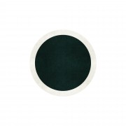 BORDER ATELIER HUNTER GREEN ROUND AREA RUG BORDER ATELIER HUNTER GREEN ROUND AREA RUG