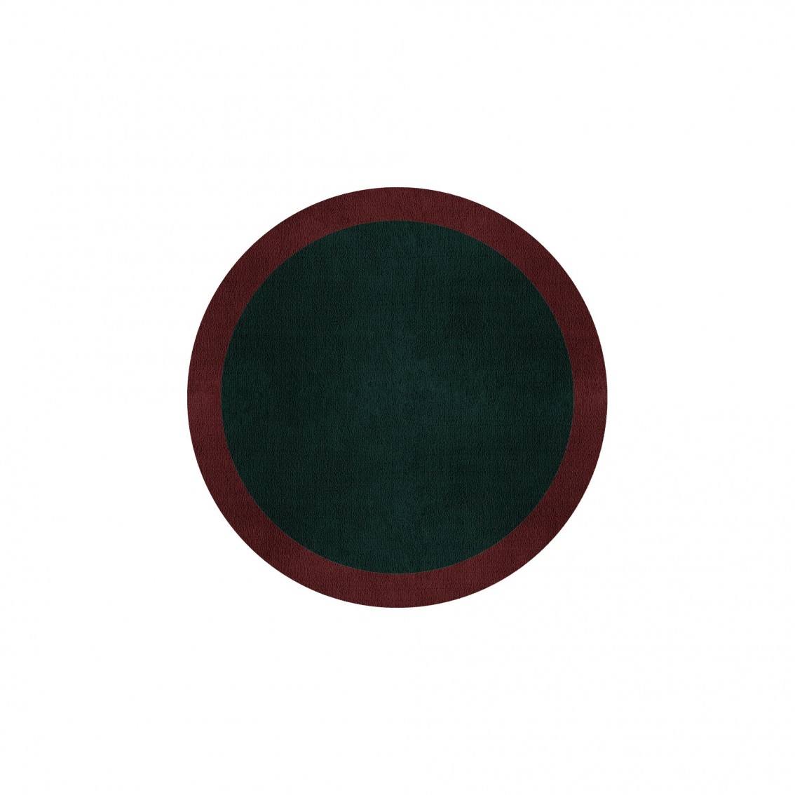 BORDER ATELIER HUNTER GREEN ROUND AREA RUG BORDER ATELIER HUNTER GREEN ROUND AREA RUG