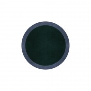 BORDER ATELIER HUNTER GREEN ROUND AREA RUG