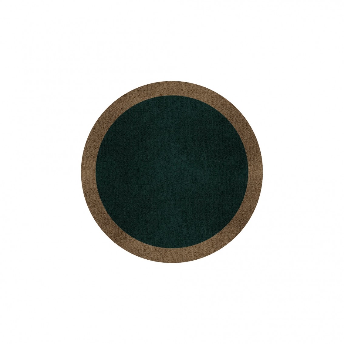 BORDER ATELIER HUNTER GREEN ROUND AREA RUG BORDER ATELIER HUNTER GREEN ROUND AREA RUG