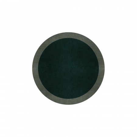 BORDER ATELIER HUNTER GREEN ALFOMBRA REDONDA BORDER ATELIER HUNTER GREEN ALFOMBRA REDONDA