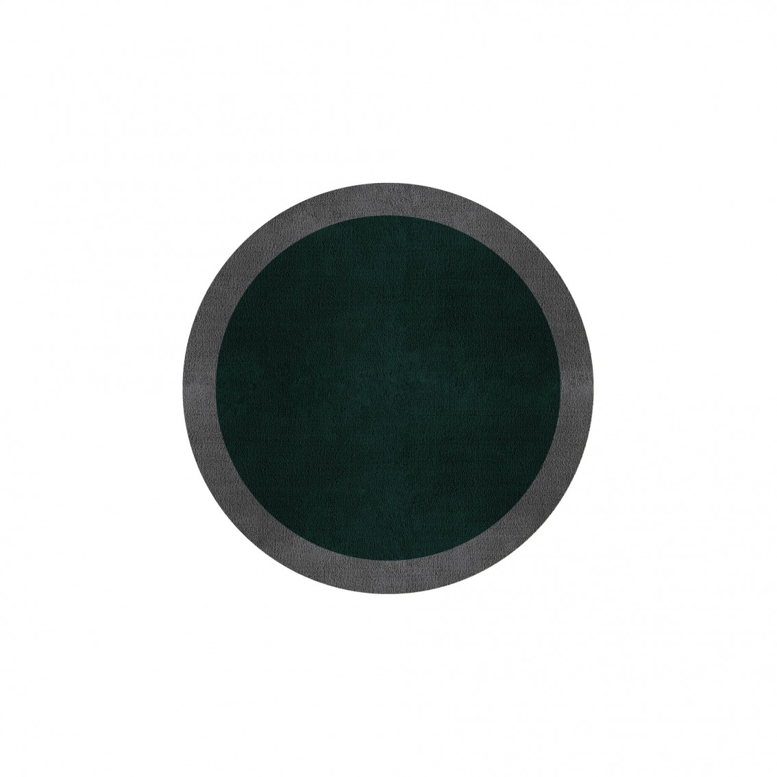 BORDER ATELIER HUNTER GREEN ROUND AREA RUG BORDER ATELIER HUNTER GREEN ROUND AREA RUG