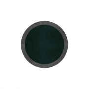BORDER ATELIER HUNTER GREEN ROUND AREA RUG BORDER ATELIER HUNTER GREEN ROUND AREA RUG