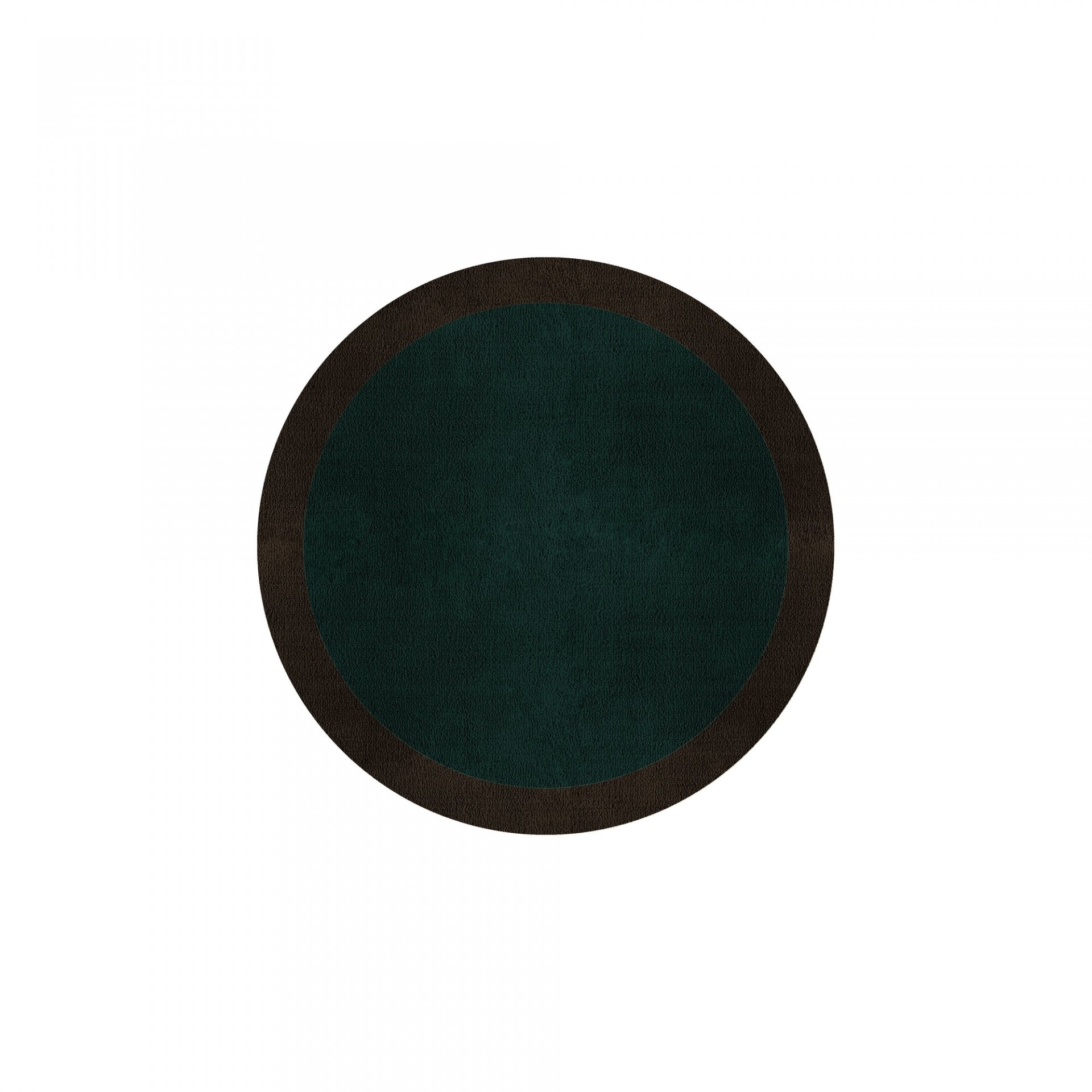 BORDER ATELIER HUNTER GREEN ALFOMBRA REDONDA