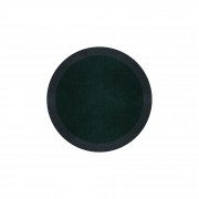 BORDER ATELIER HUNTER GREEN ROUND AREA RUG BORDER ATELIER HUNTER GREEN ROUND AREA RUG