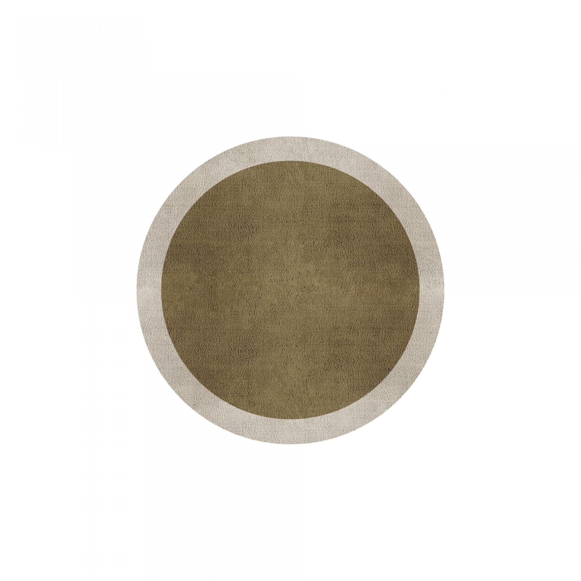 BORDER ATELIER SANDSTONE ROUND AREA RUG