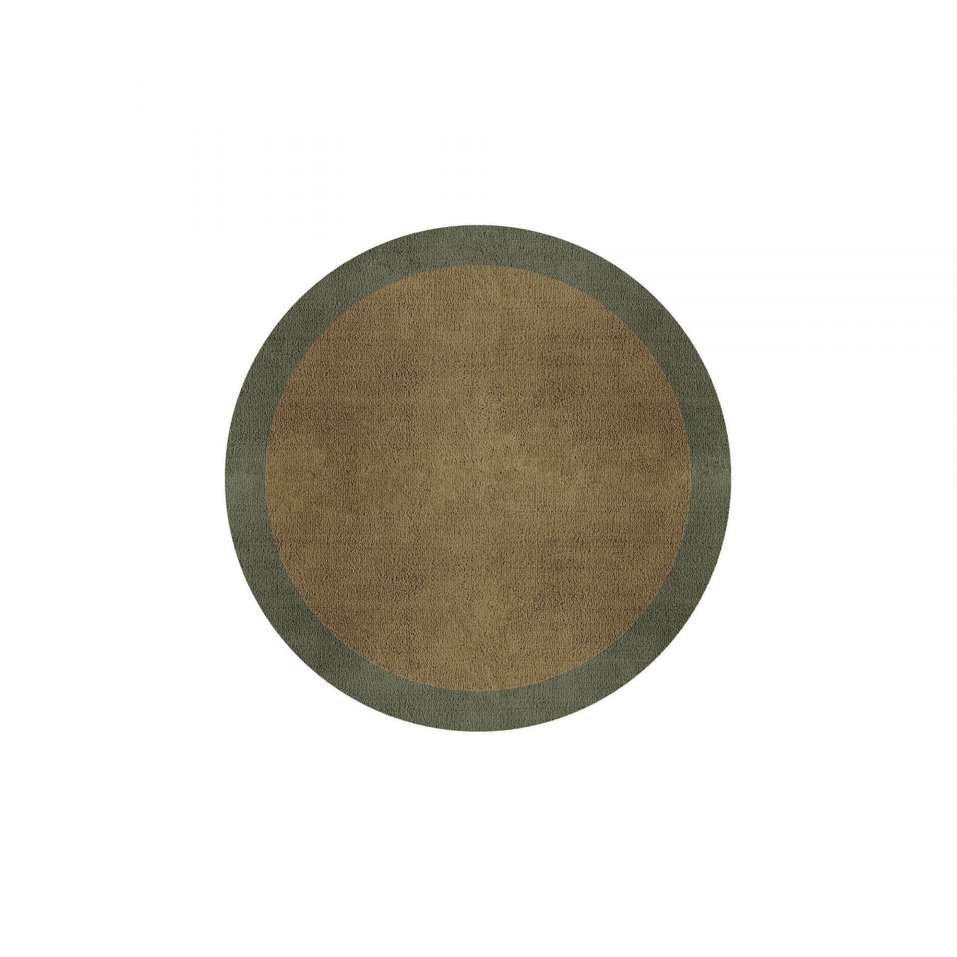 BORDER ATELIER SANDSTONE ROUND AREA RUG