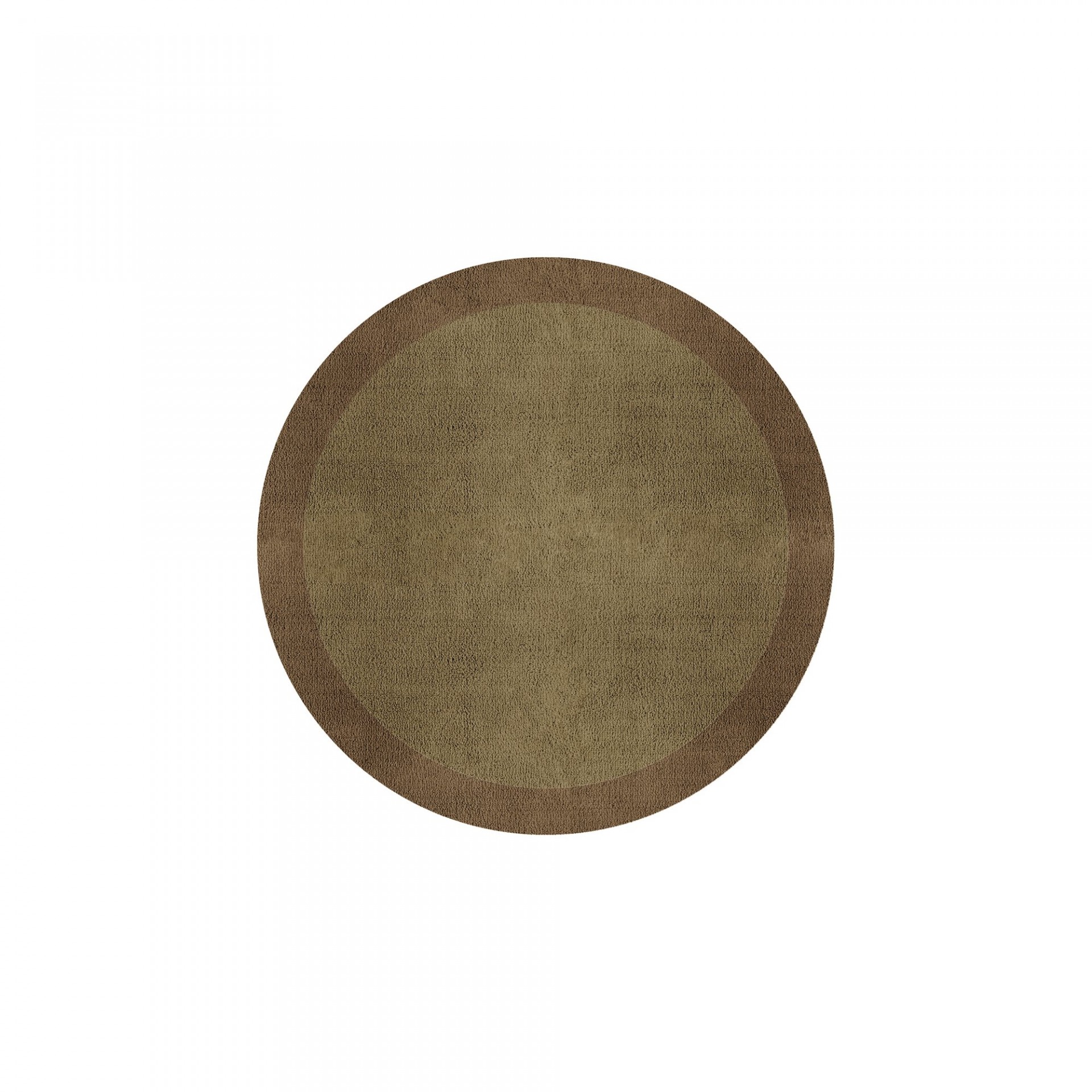 BORDER ATELIER SANDSTONE ROUND AREA RUG