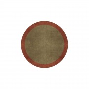 BORDER ATELIER SANDSTONE ROUND AREA RUG