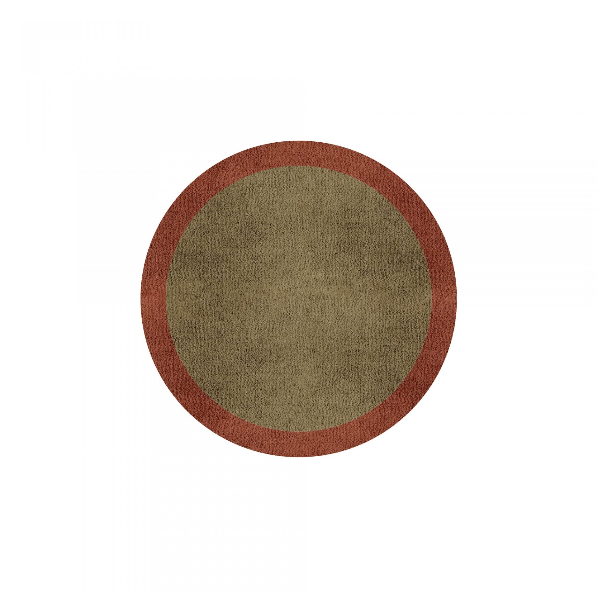 BORDER ATELIER SANDSTONE ROUND AREA RUG