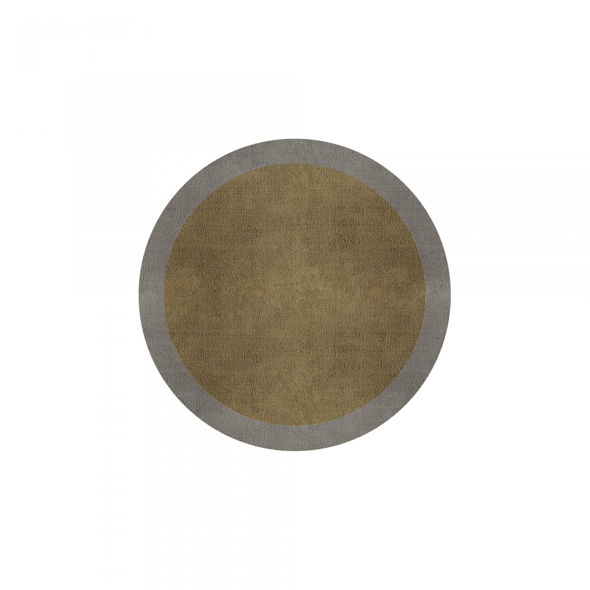 BORDER ATELIER SANDSTONE ROUND AREA RUG