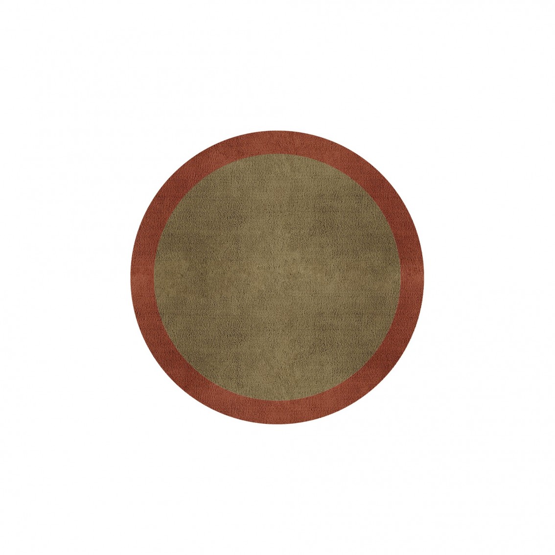 BORDER ATELIER SANDSTONE ROUND AREA RUG