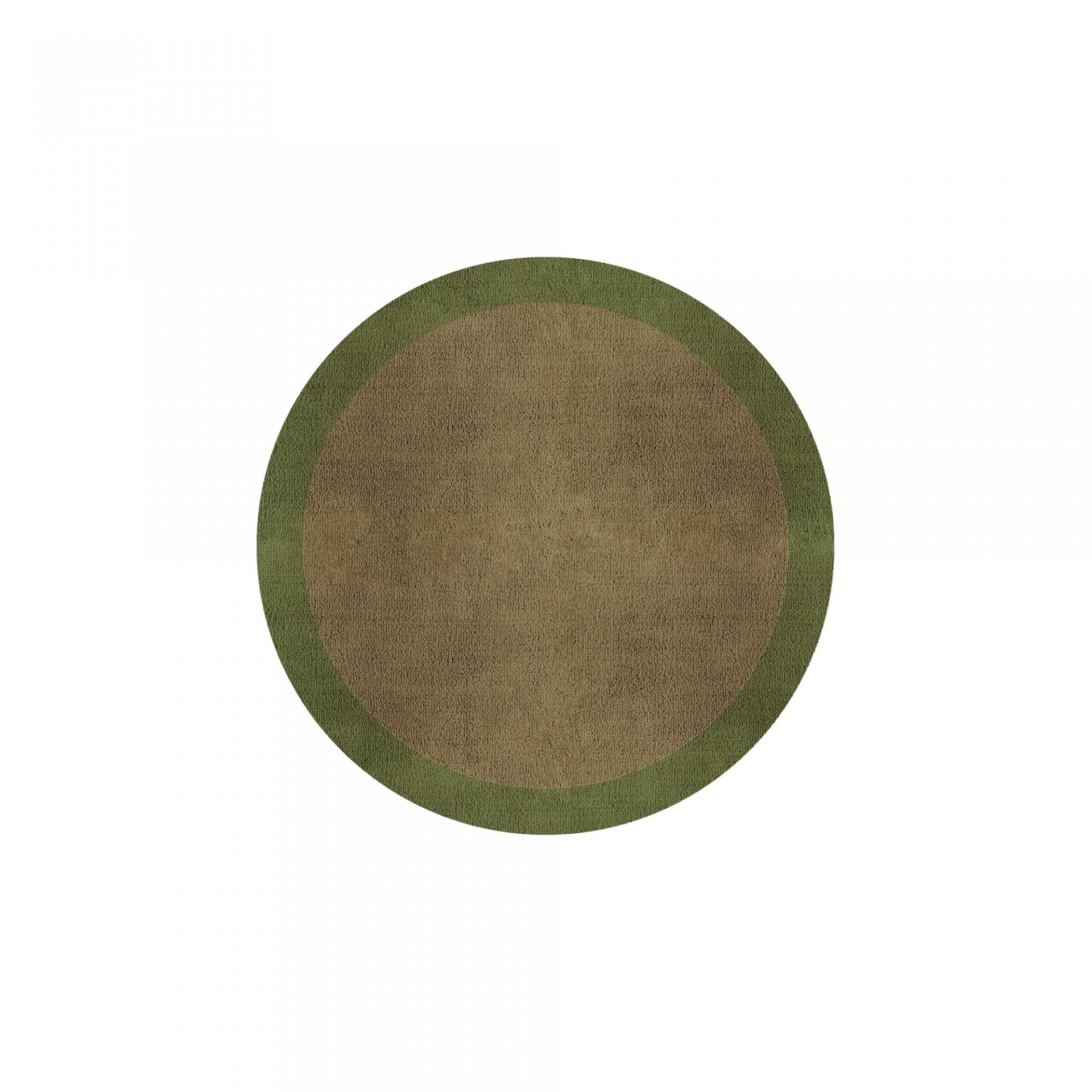 BORDER ATELIER SANDSTONE ROUND AREA RUG