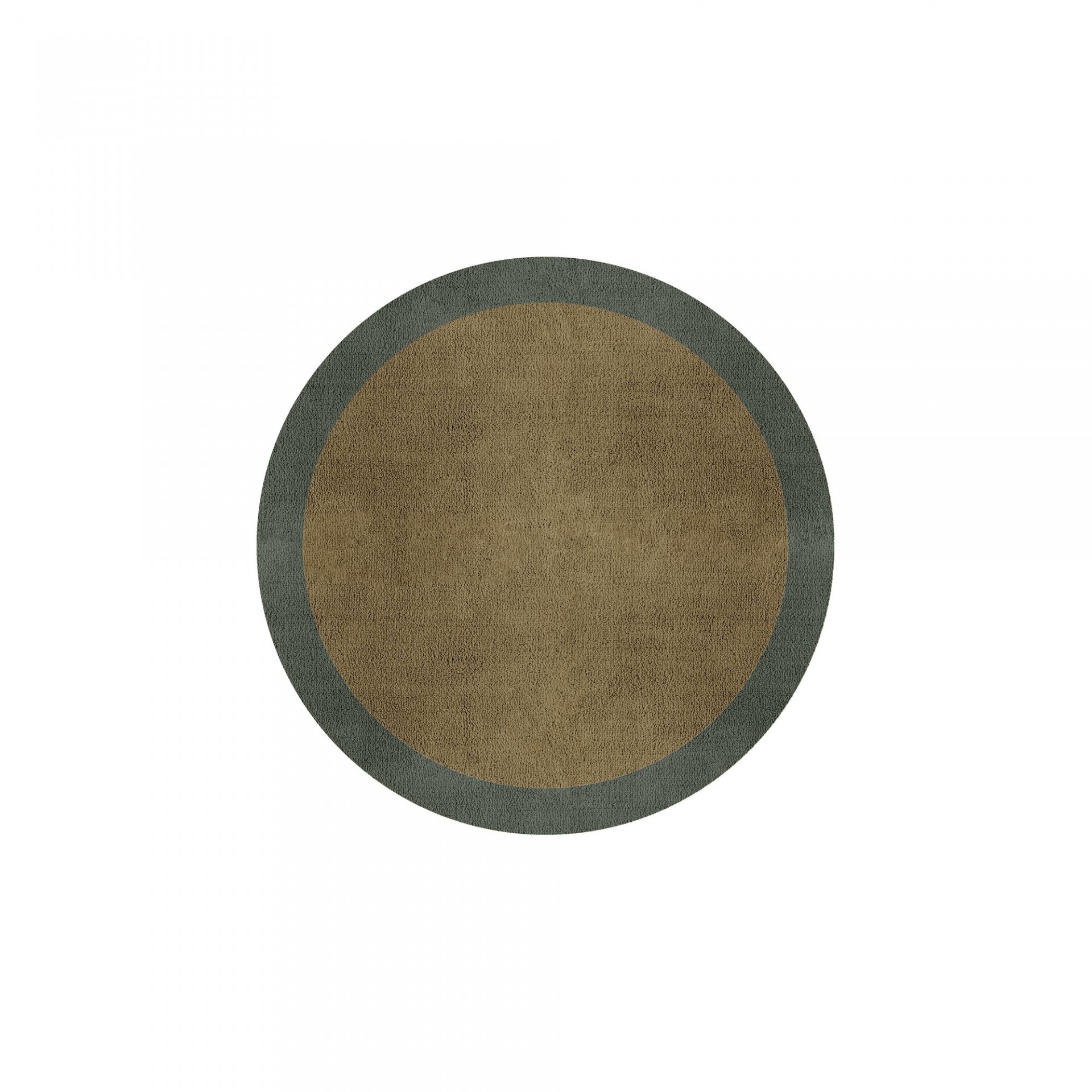 BORDER ATELIER SANDSTONE ROUND AREA RUG