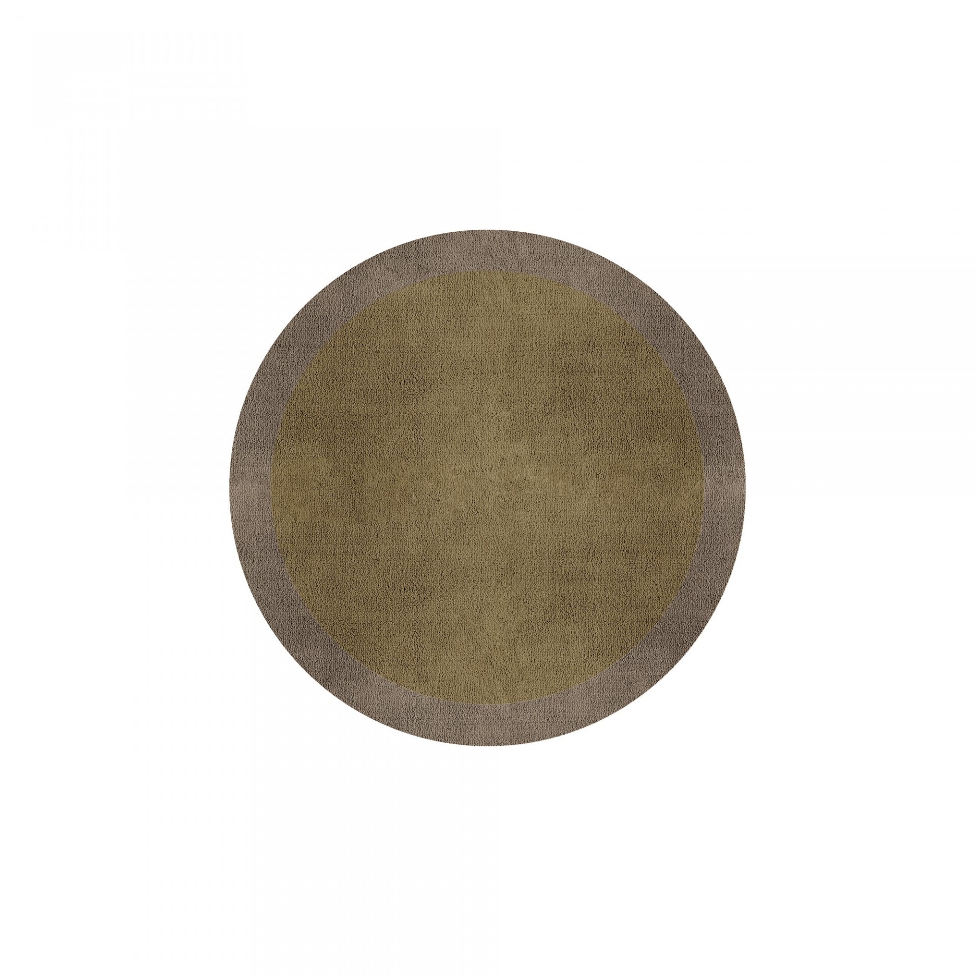 BORDER ATELIER SANDSTONE ROUND AREA RUG
