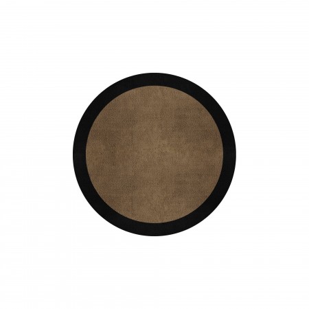 BORDER ATELIER CAMEL BROWN ROUND AREA RUG BORDER ATELIER CAMEL BROWN ROUND AREA RUG