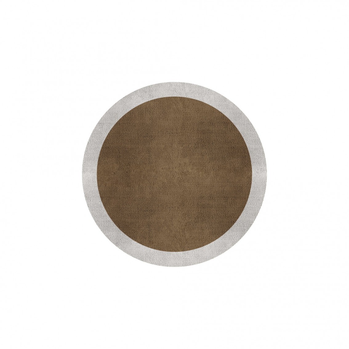BORDER ATELIER CAMEL BROWN ROUND AREA RUG BORDER ATELIER CAMEL BROWN ROUND AREA RUG