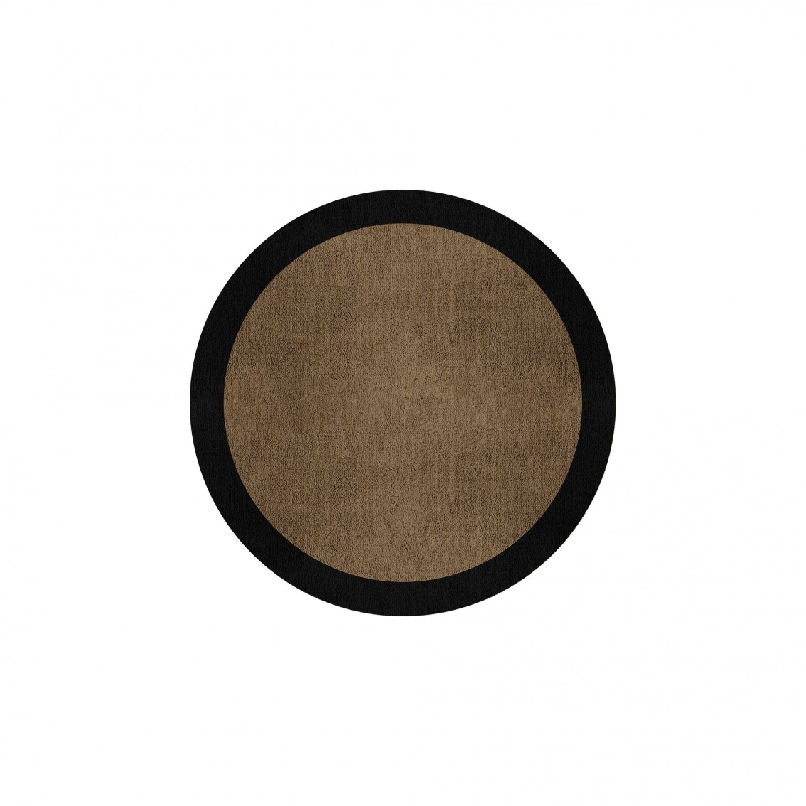 BORDER ATELIER CAMEL BROWN ROUND AREA RUG BORDER ATELIER CAMEL BROWN ROUND AREA RUG