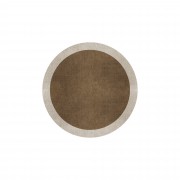 BORDER ATELIER CAMEL BROWN ROUND AREA RUG BORDER ATELIER CAMEL BROWN ROUND AREA RUG