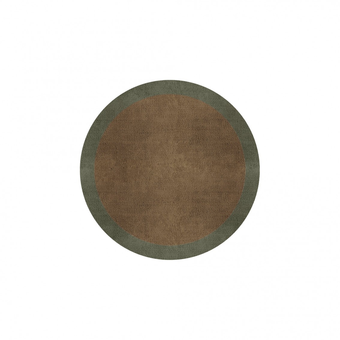 BORDER ATELIER CAMEL BROWN ROUND AREA RUG BORDER ATELIER CAMEL BROWN ROUND AREA RUG