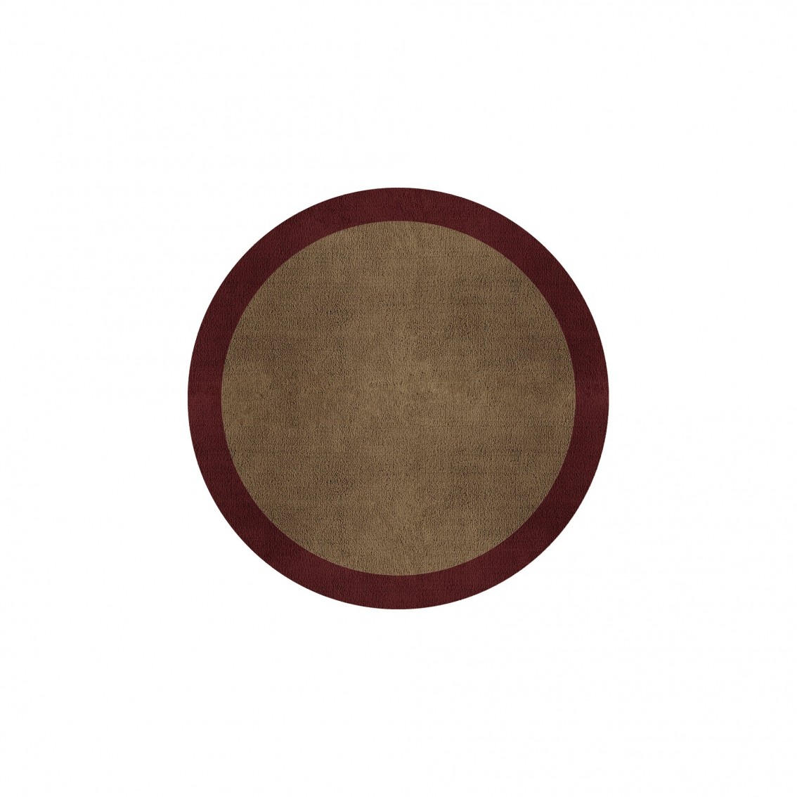BORDER ATELIER CAMEL BROWN ROUND AREA RUG BORDER ATELIER CAMEL BROWN ROUND AREA RUG