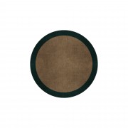 BORDER ATELIER CAMEL BROWN ROUND AREA RUG BORDER ATELIER CAMEL BROWN ROUND AREA RUG