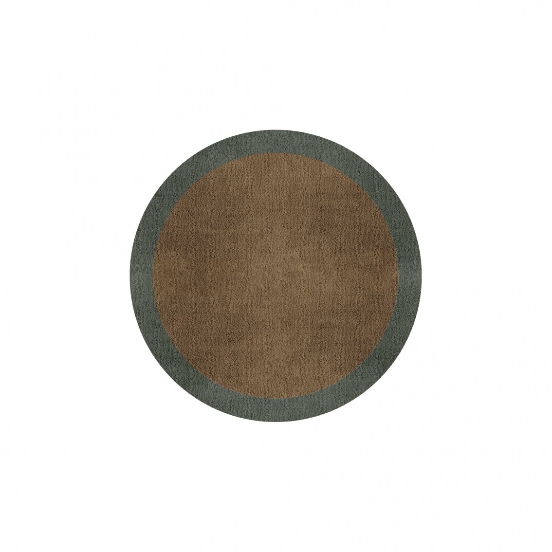 BORDER ATELIER CAMEL BROWN ALFOMBRA REDONDA