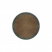 BORDER ATELIER CAMEL BROWN ALFOMBRA REDONDA
