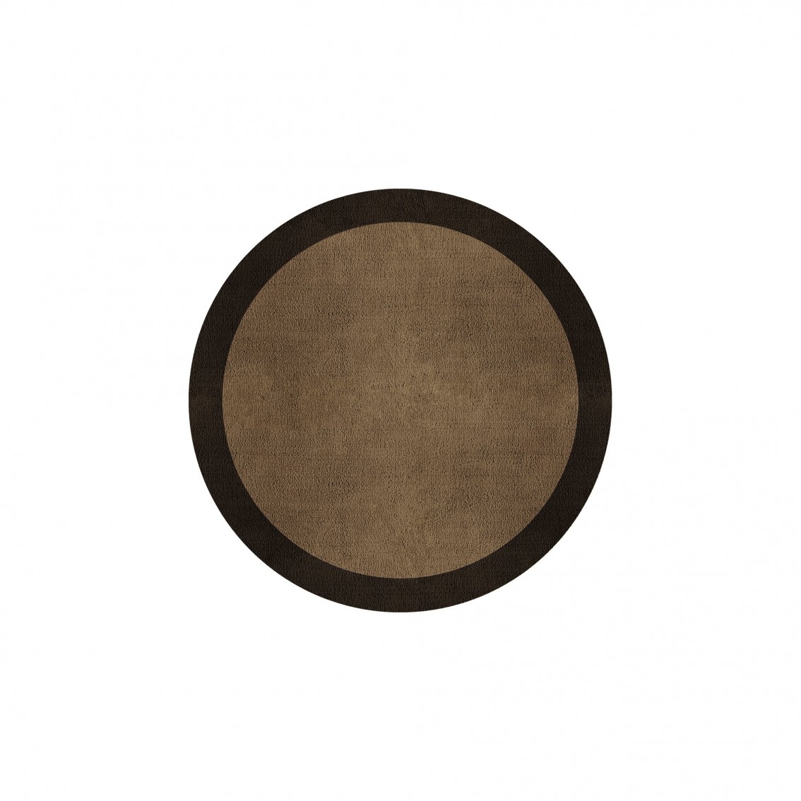 BORDER ATELIER CAMEL BROWN ROUND AREA RUG BORDER ATELIER CAMEL BROWN ROUND AREA RUG