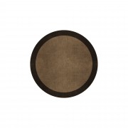 BORDER ATELIER CAMEL BROWN ROUND AREA RUG BORDER ATELIER CAMEL BROWN ROUND AREA RUG