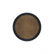 BORDER ATELIER CAMEL BROWN ROUND AREA RUG BORDER ATELIER CAMEL BROWN ROUND AREA RUG