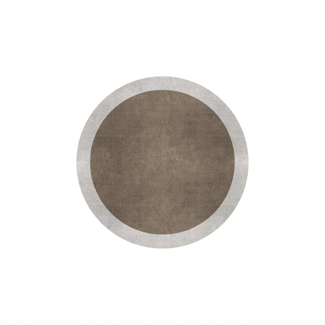 BORDER ATELIER TAUPE ROUND AREA RUG