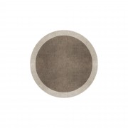 BORDER ATELIER TAUPE ROUND AREA RUG
