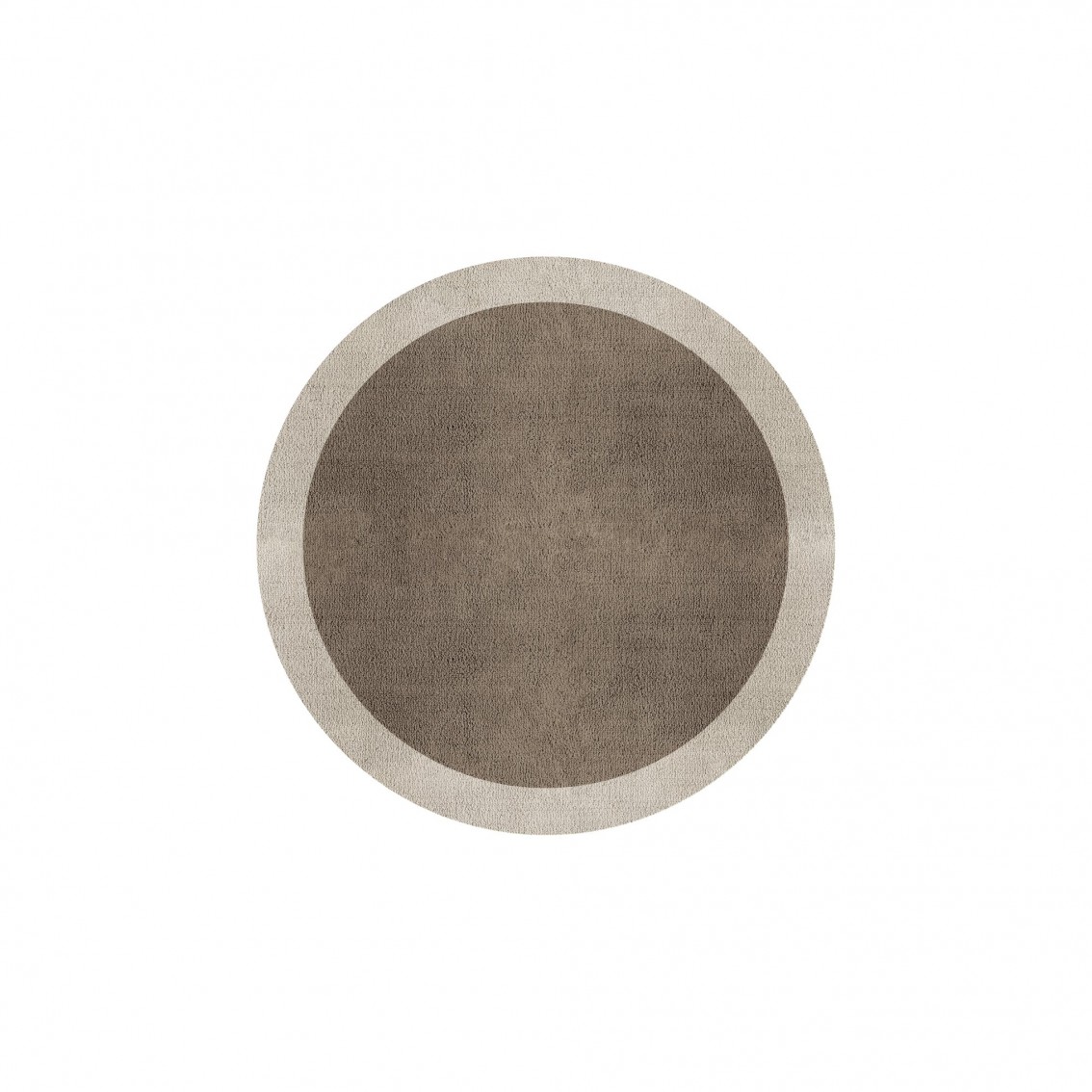 BORDER ATELIER TAUPE ROUND AREA RUG