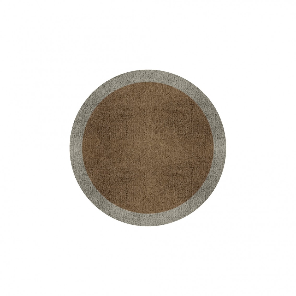 BORDER ATELIER CAMEL BROWN ROUND AREA RUG BORDER ATELIER CAMEL BROWN ROUND AREA RUG