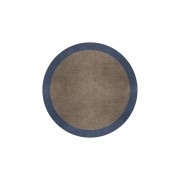BORDER ATELIER TAUPE ROUND AREA RUG