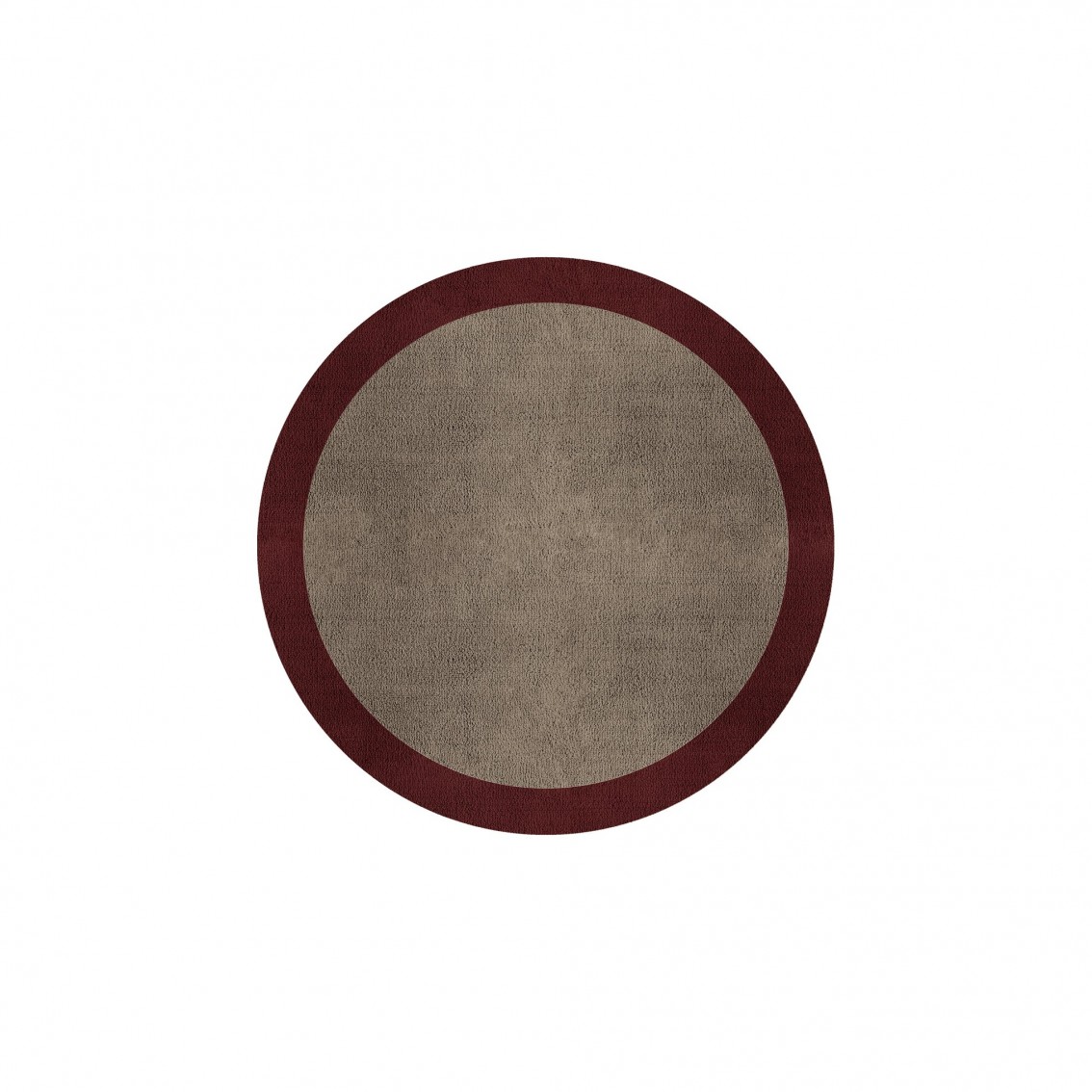 BORDER ATELIER TAUPE ROUND AREA RUG BORDER ATELIER TAUPE ROUND AREA RUG
