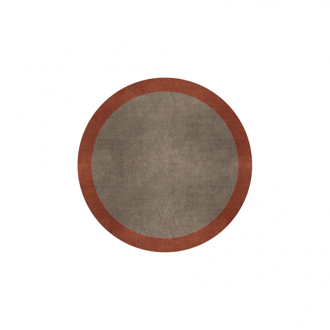 BORDER ATELIER TAUPE ROUND AREA RUG