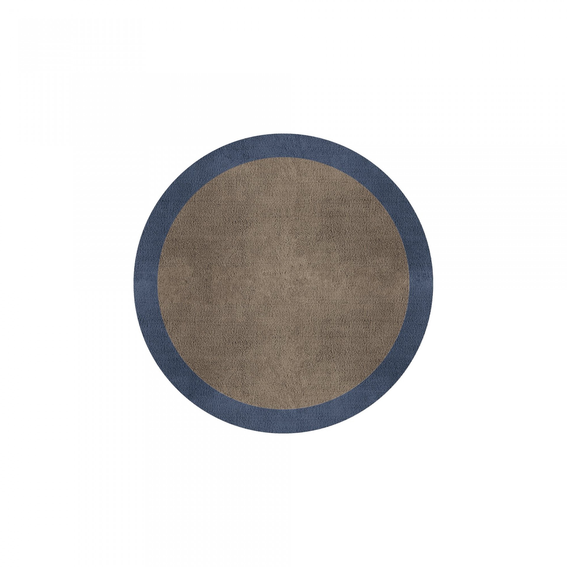 BORDER ATELIER TAUPE ROUND AREA RUG