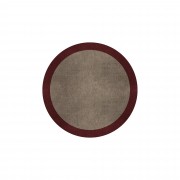 BORDER ATELIER TAUPE ROUND AREA RUG BORDER ATELIER TAUPE ROUND AREA RUG